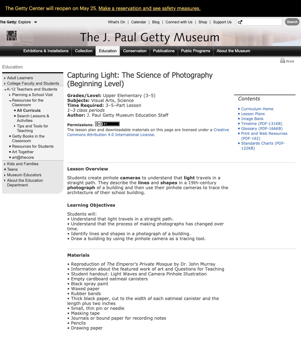 Capturing Light: The Science of Photography (Beginning Level)